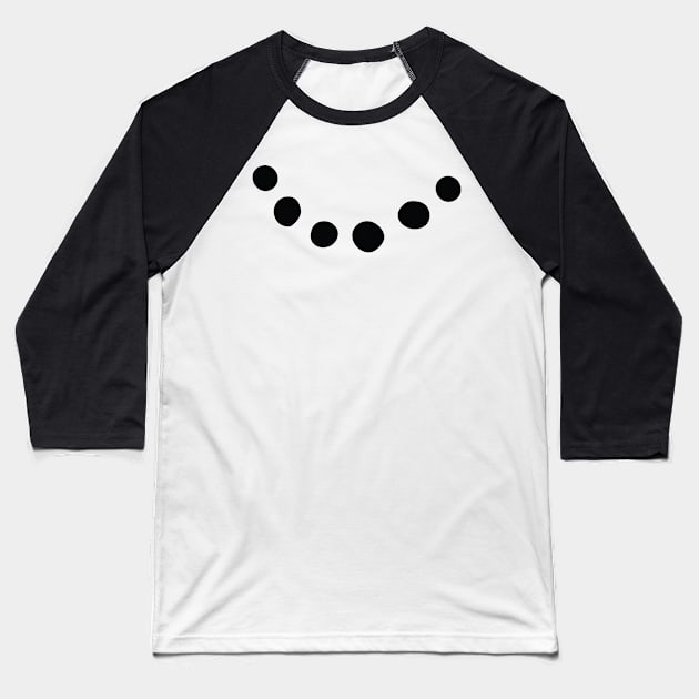 Snowman Face - Big Smiley Face - Funny Gift with Smile Baseball T-Shirt by Islanr